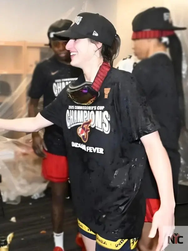 Caitlin Clark WNBA Commissioner’s Cup 2025 Champions T-Shirt NYC Jackets