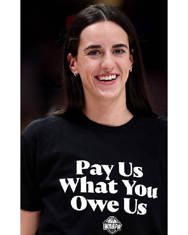 Caitlin Clark Black Tee NYC Jackets