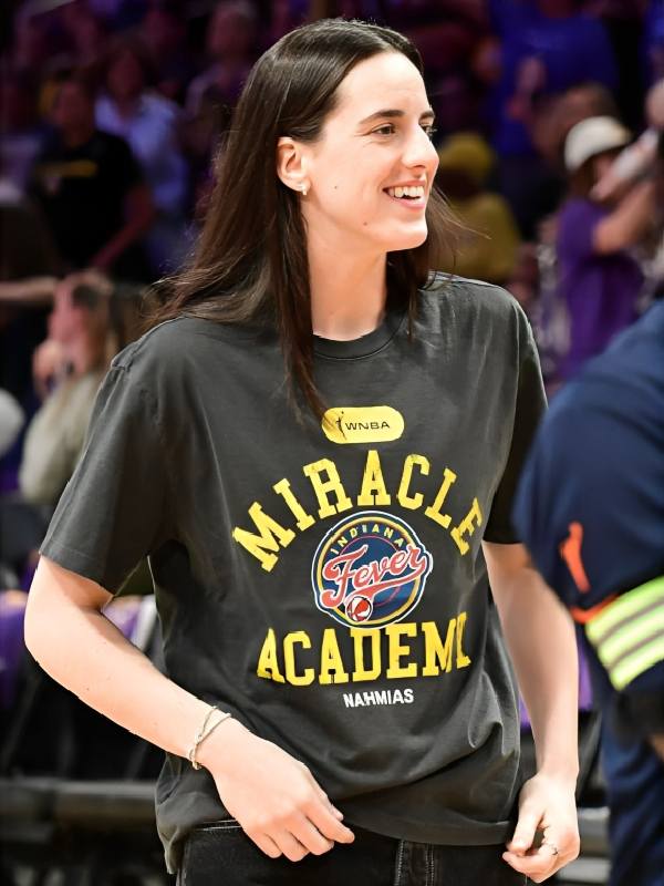 Caitlin Clark Fever x Miracle Academy T-Shirt NYC Jackets