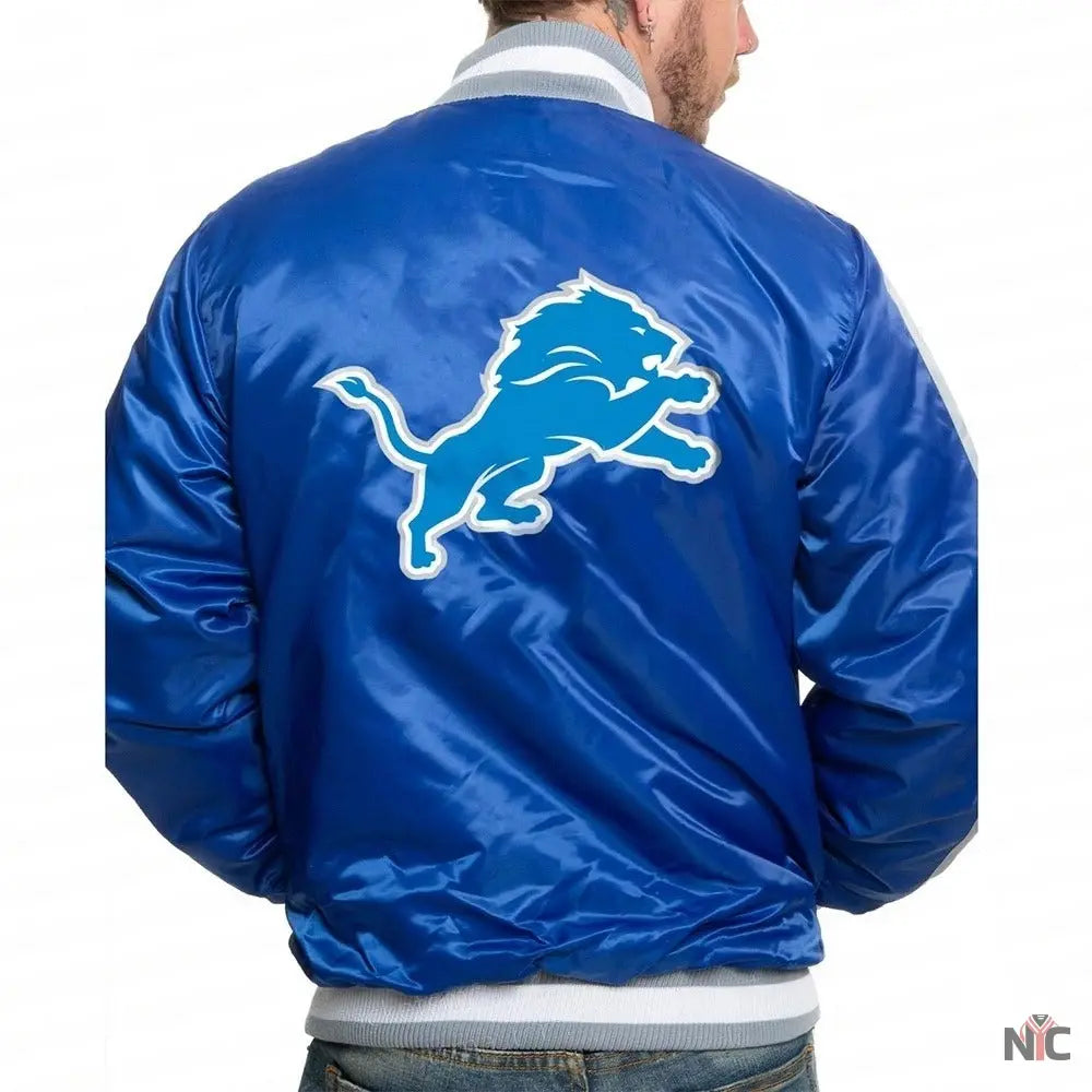 Calvin Johnson Detroit Lions Jacket NYC Jackets