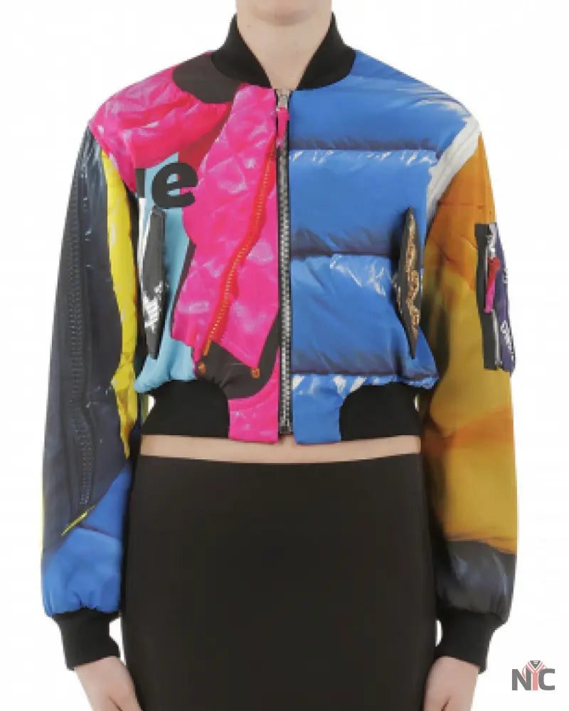 Cardi B Finesse Printed Bomber Jacket NYC Jackets