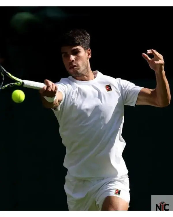 Carlos Alcaraz Wimbledon Championships 2025 T-Shirt NYC Jackets