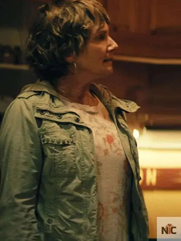 Catherine McClements The Survivors Green Jacket NYC Jackets