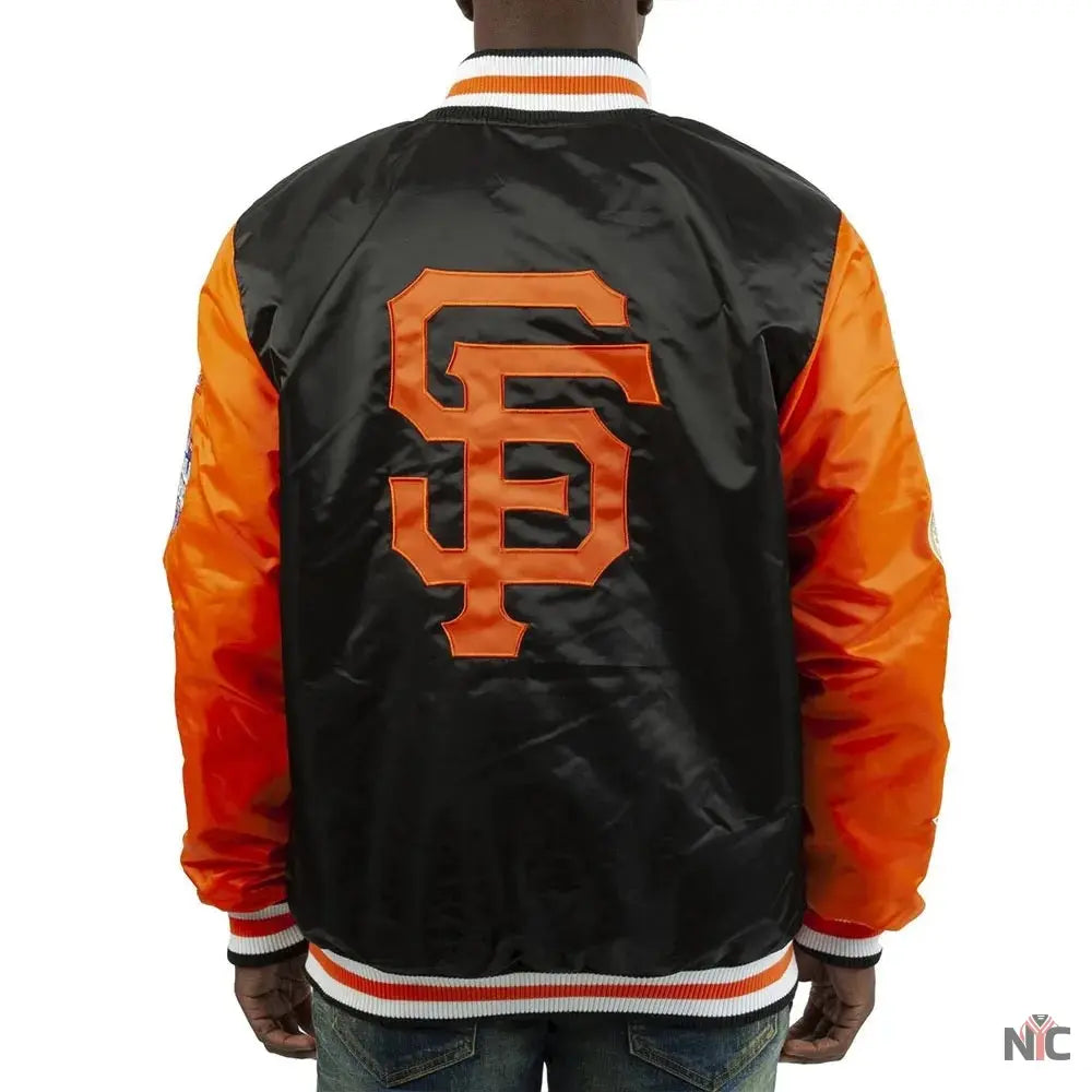 Champs Patches San Francisco Giants Satin Jacket NYC Jackets
