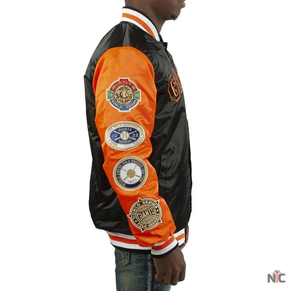 Champs Patches San Francisco Giants Satin Jacket NYC Jackets