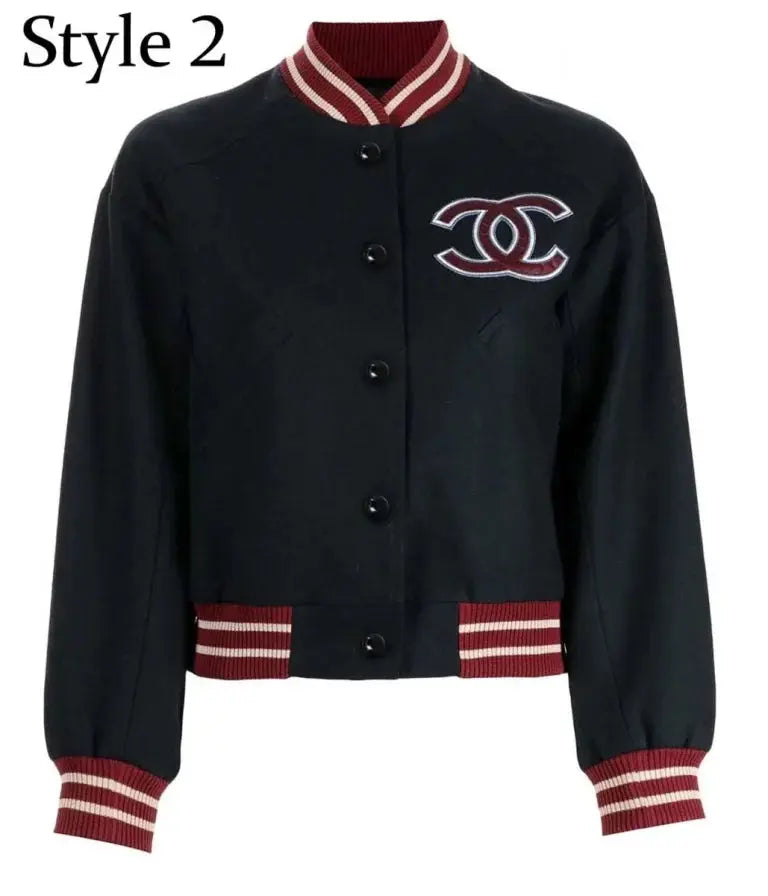 Chanel CC Patch Varsity Jacket NYC Jackets