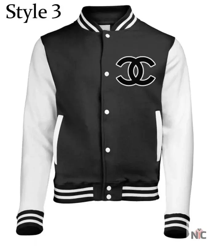 Chanel CC Patch Varsity Jacket NYC Jackets