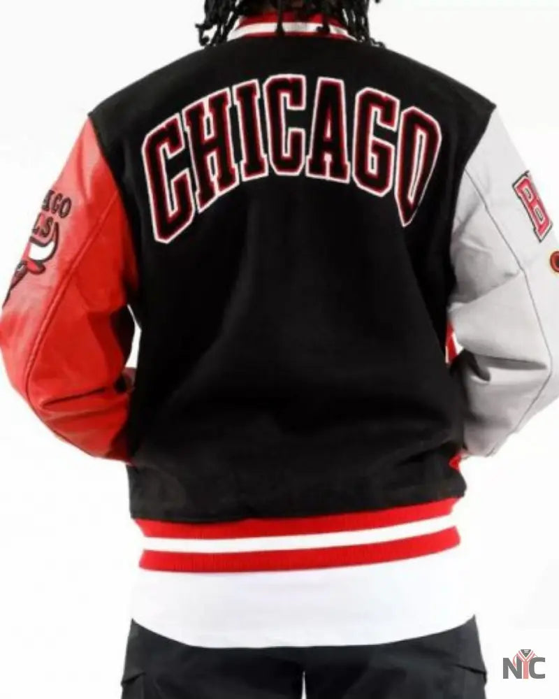 Chicago Bulls 6x Finals NBA Champions Varsity Jacket NYC Jackets