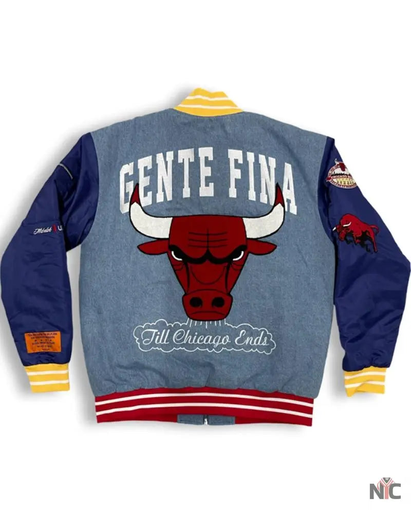 Chicago Bulls Collab Bomber 2024 NYC Jackets