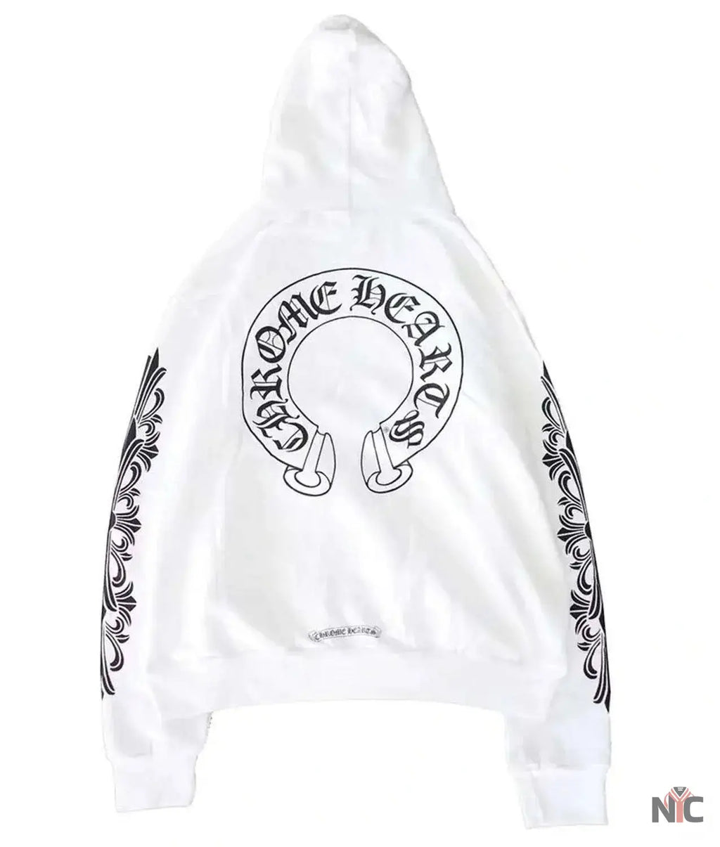 Chrome Hearts Floral Cross Hoodie NYC Jackets