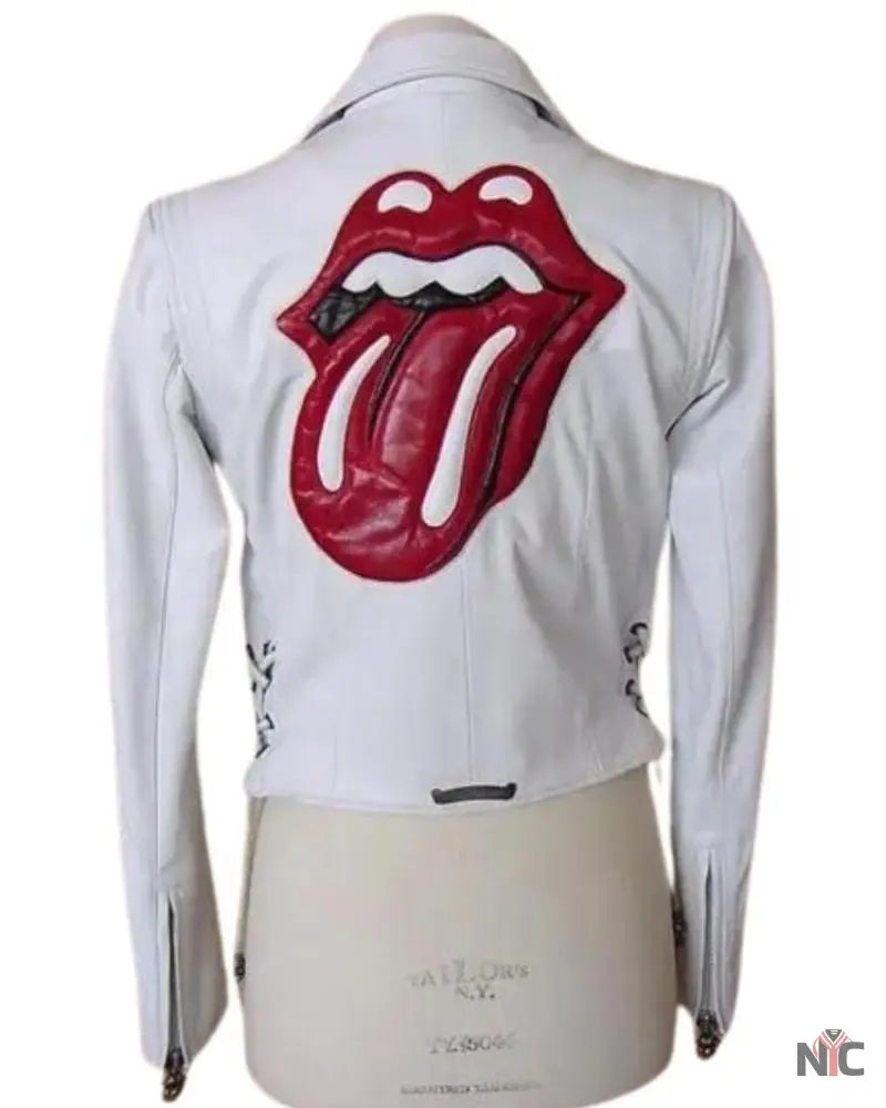 Chrome Hearts Limited Edition Rolling Stones Leather Jacket NYC Jackets