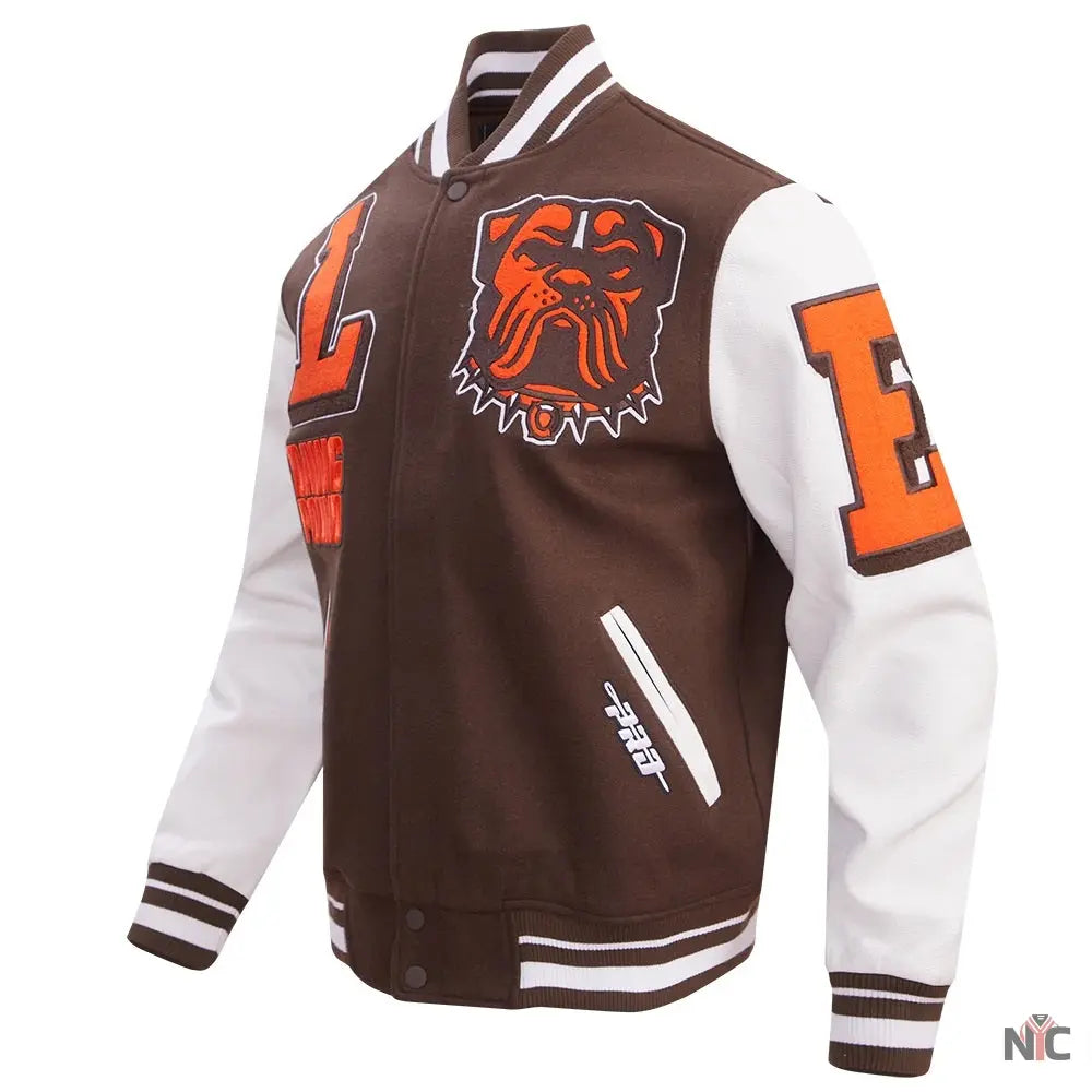 Cleveland Browns Mashup Varsity Jacket NYC Jackets