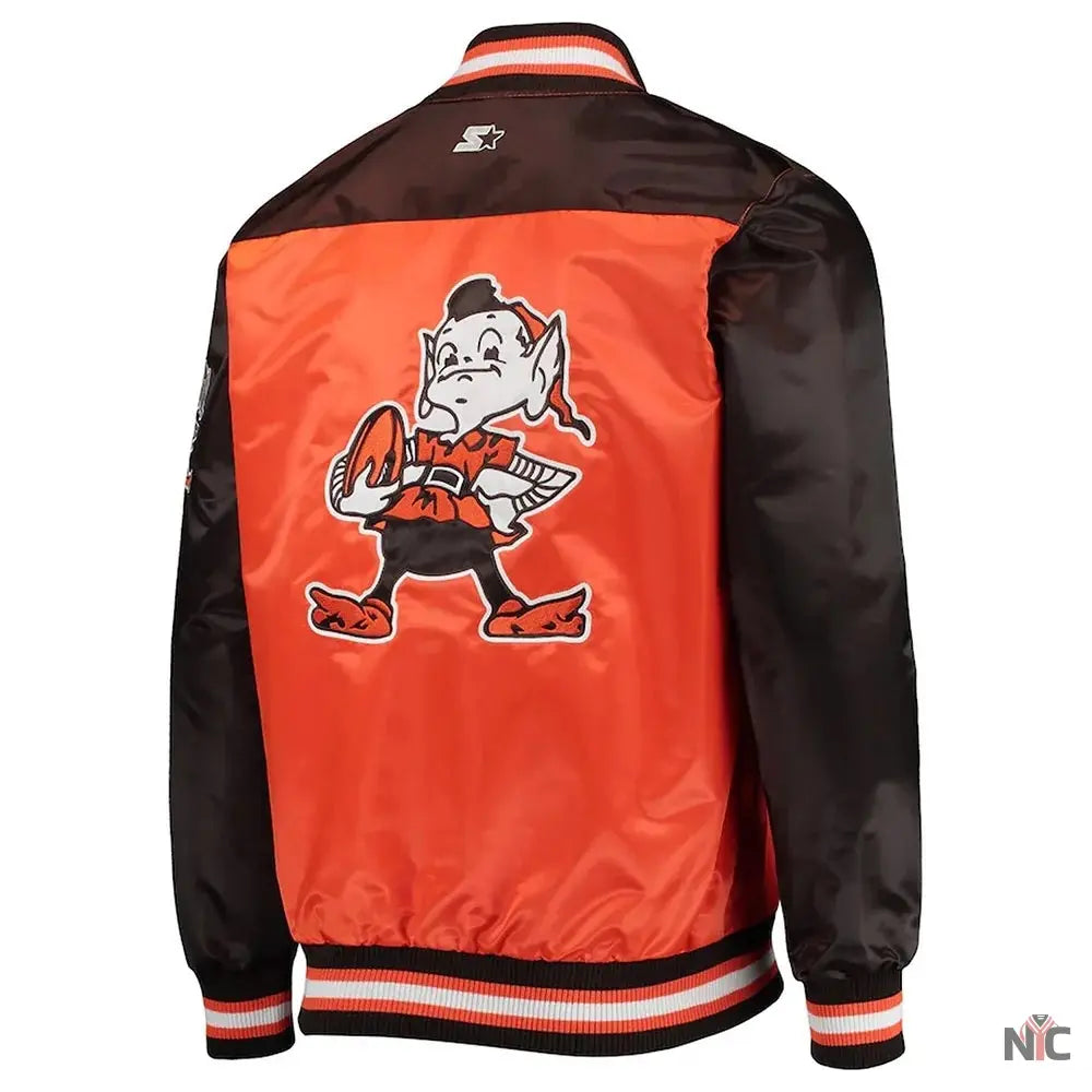 Cleveland Browns The Tradition II Satin Jacket NYC Jackets