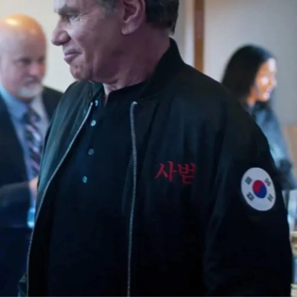 Cobra Kai John Kreese Black Bomber Jacket NYC Jackets