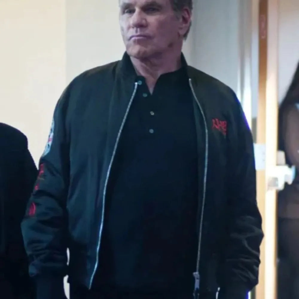Cobra Kai John Kreese Black Bomber Jacket NYC Jackets