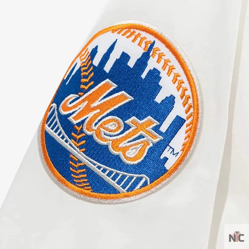 Cooperstown New York Mets Chrome Jacket NYC Jackets