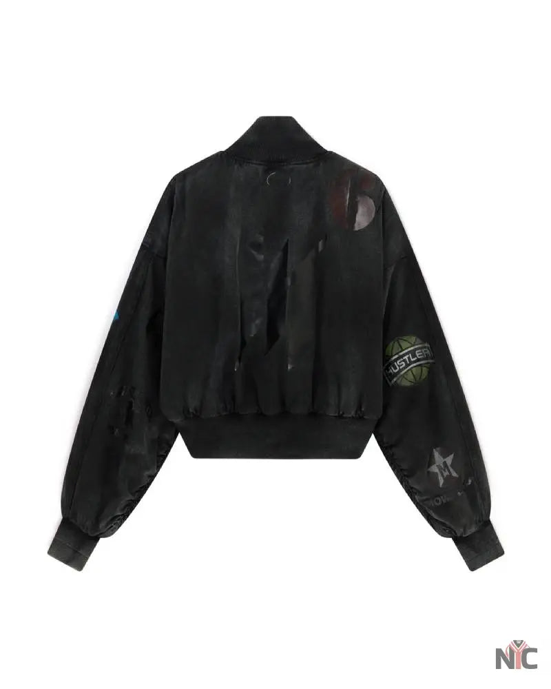 Crash Bomber Black NYC Jackets