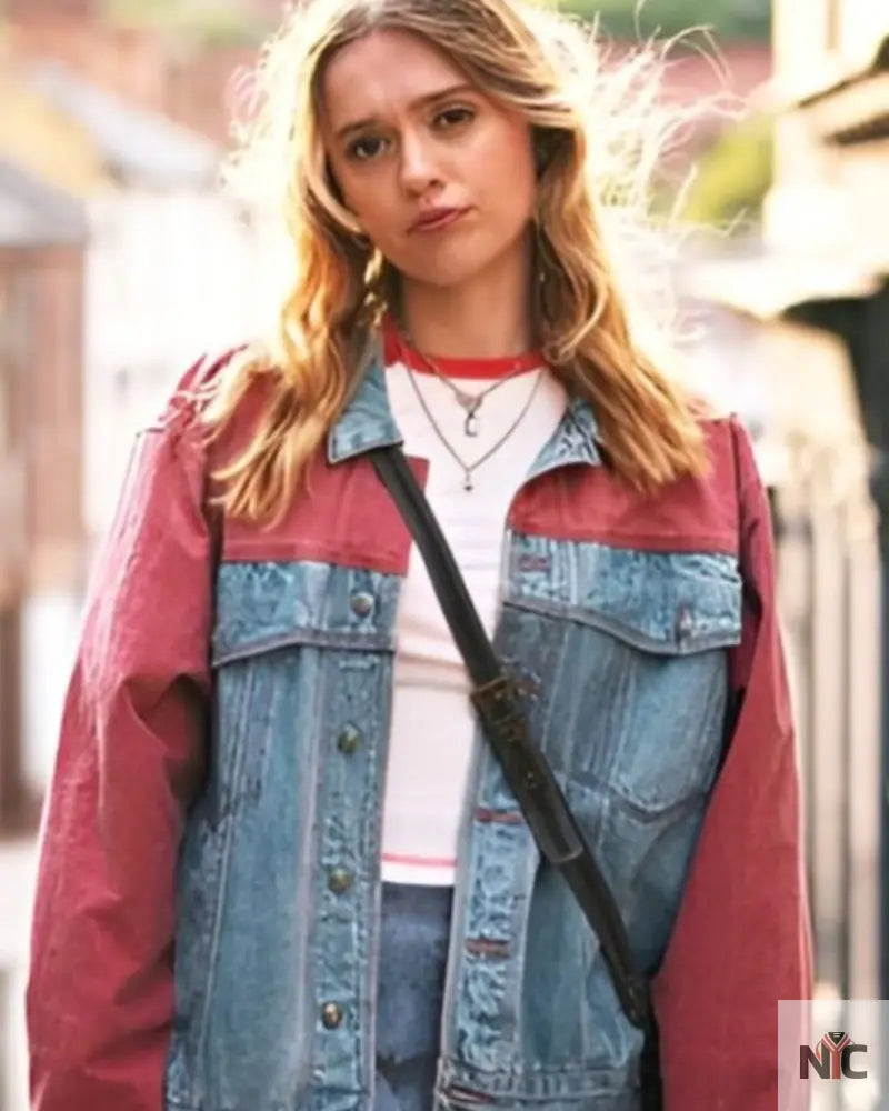 Daddy Issues S01 Aimee Lou Wood Denim Jacket NYC Jackets