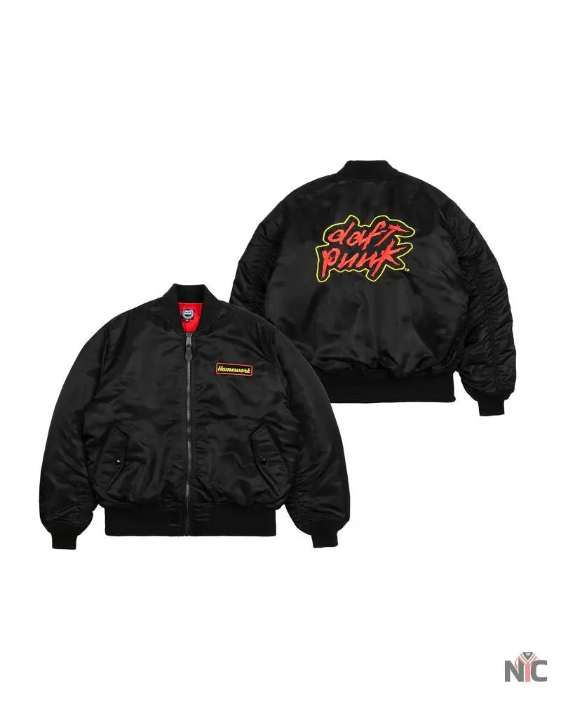 Daft Punk x Alpha Industries MA-1 Bomber Jacket NYC Jackets