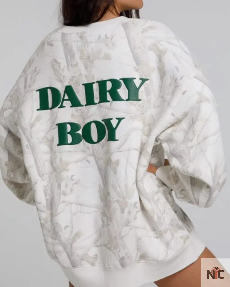 Dairy Boy Camo Sweatshirt NYC Jackets