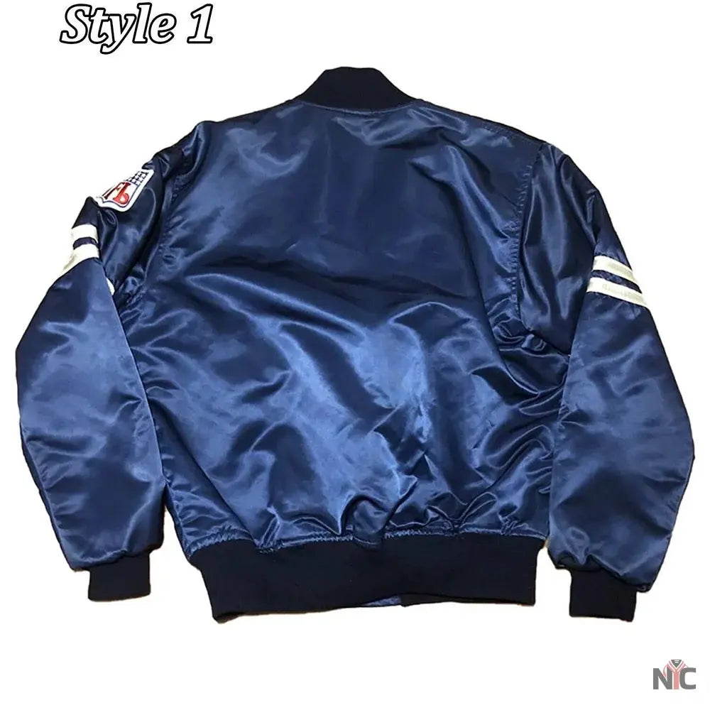Dallas Cowboys 1990’s Satin Navy Jacket NYC Jackets