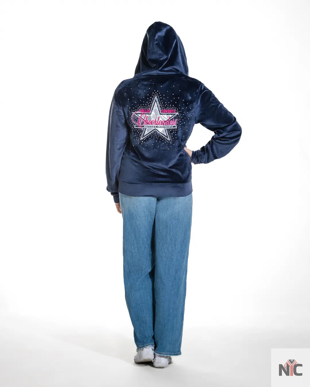 Dallas Cowboys Cheerleader Navy Blue Hoodie NYC Jackets