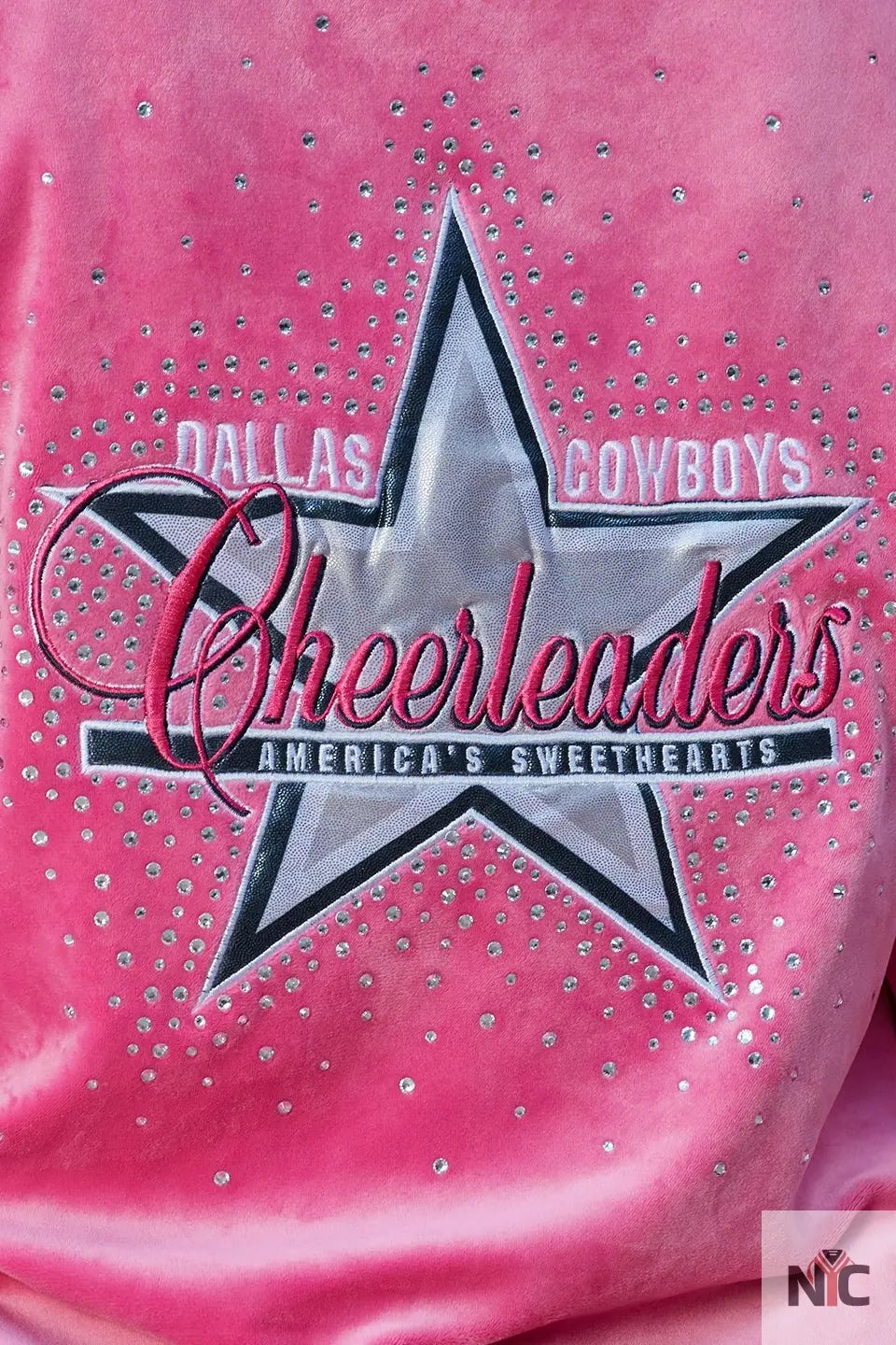Dallas Cowboys Cheerleader Pink Hoodie NYC Jackets