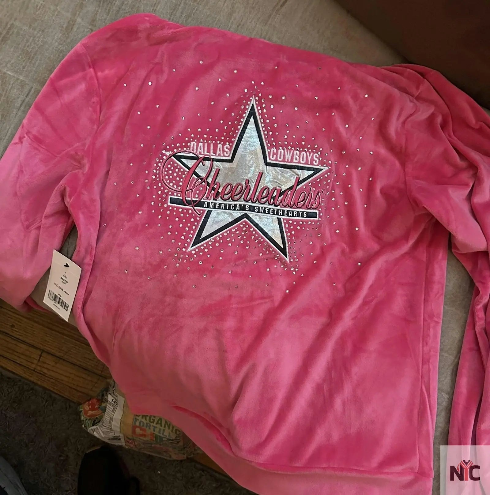 Dallas Cowboys Cheerleader Pink Hoodie NYC Jackets