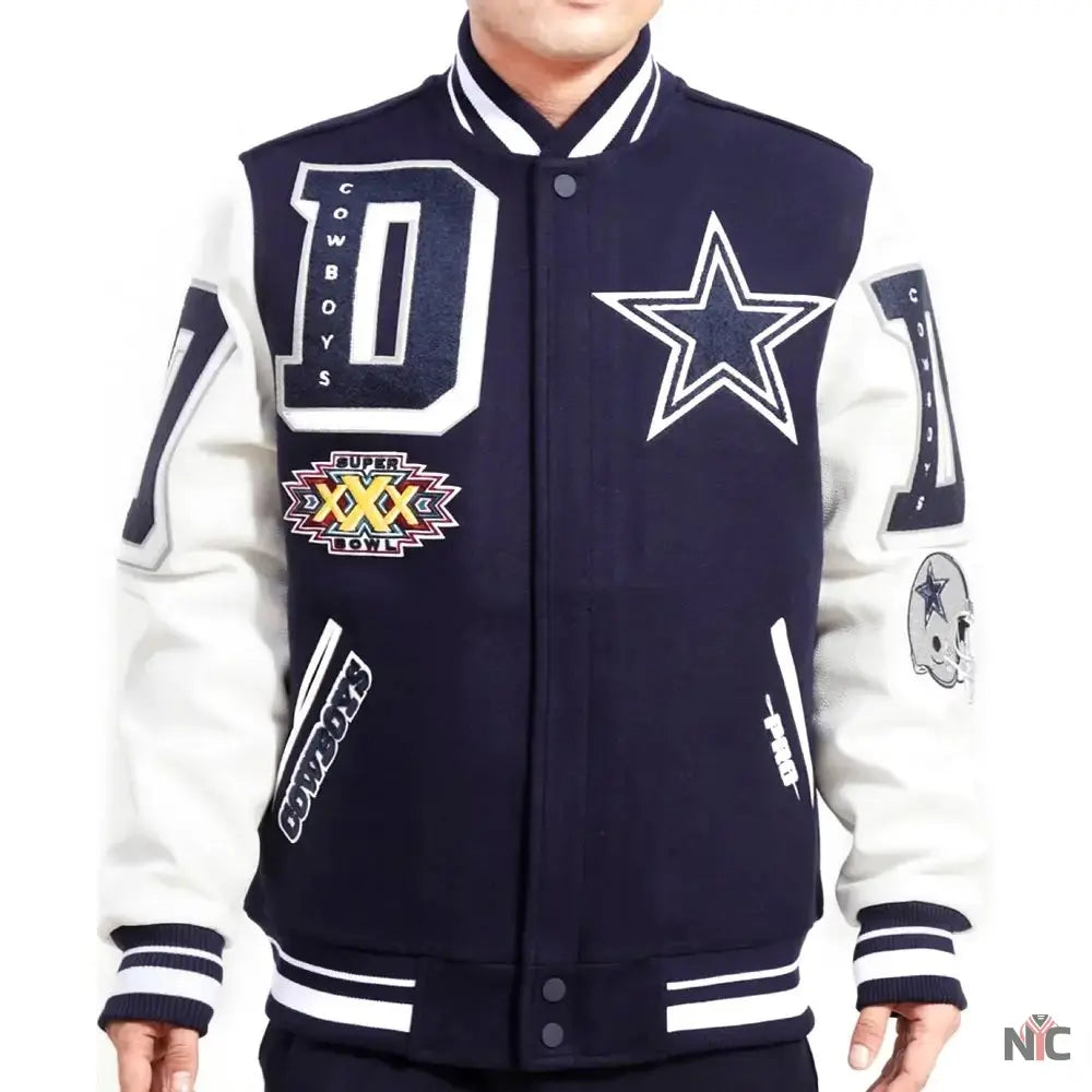 Dallas Cowboys Football Team Players Varsity Jacket NYC Jackets