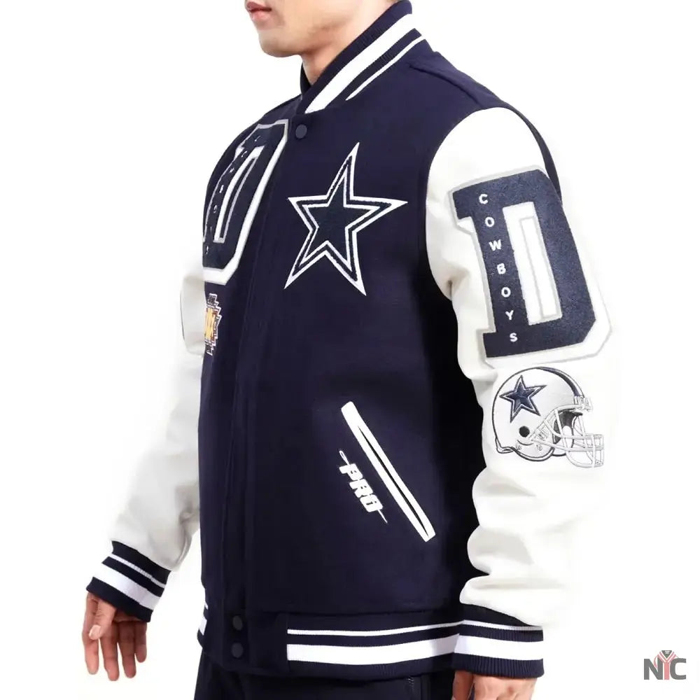 Dallas Cowboys Football Team Players Varsity Jacket NYC Jackets