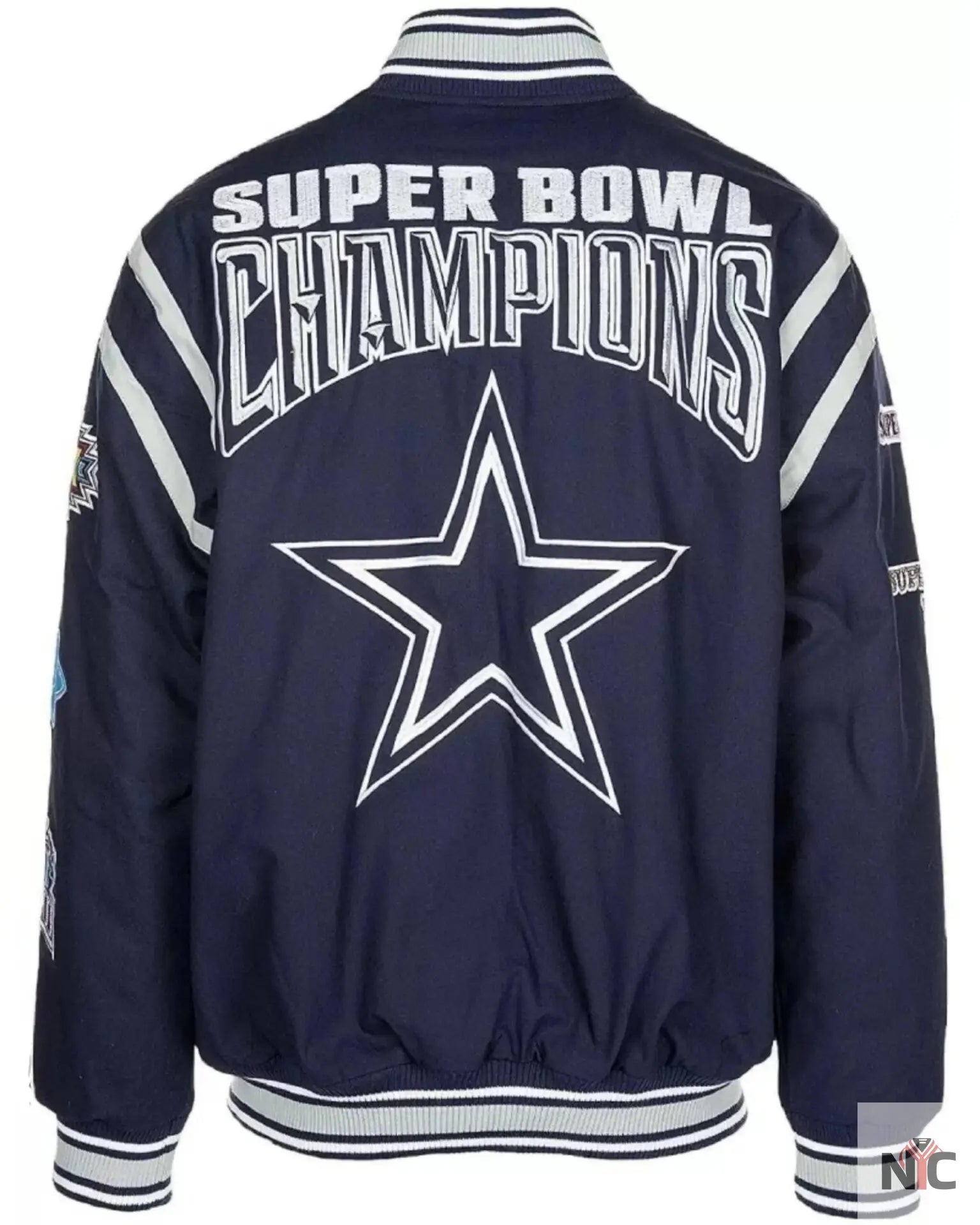 Dallas Cowboys Super Bowl 5X Champions Jacket NYC Jackets