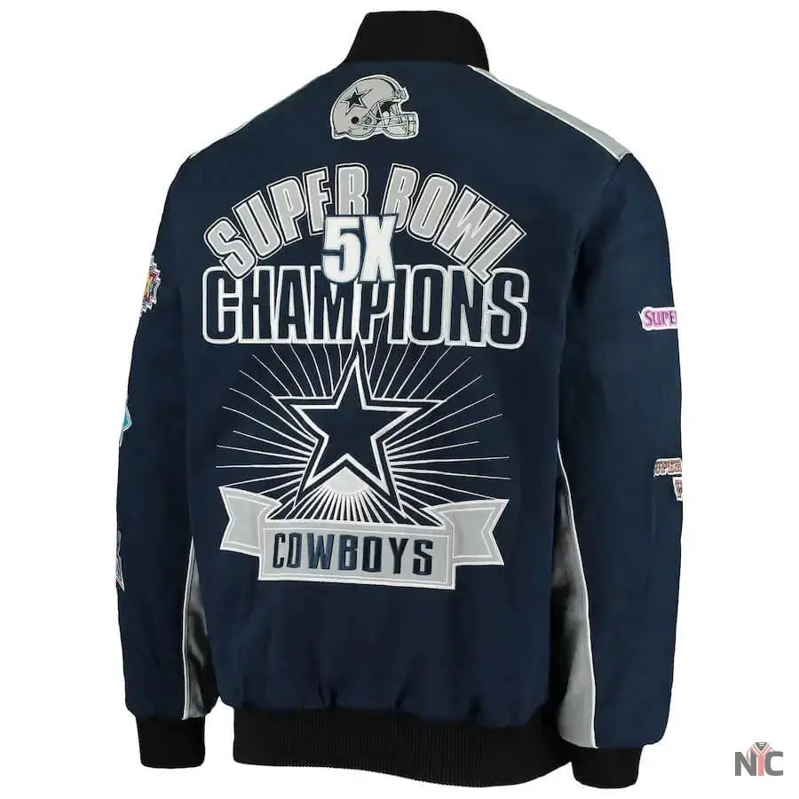 Dallas Cowboys Super Bowl Championship Jacket NYC Jackets
