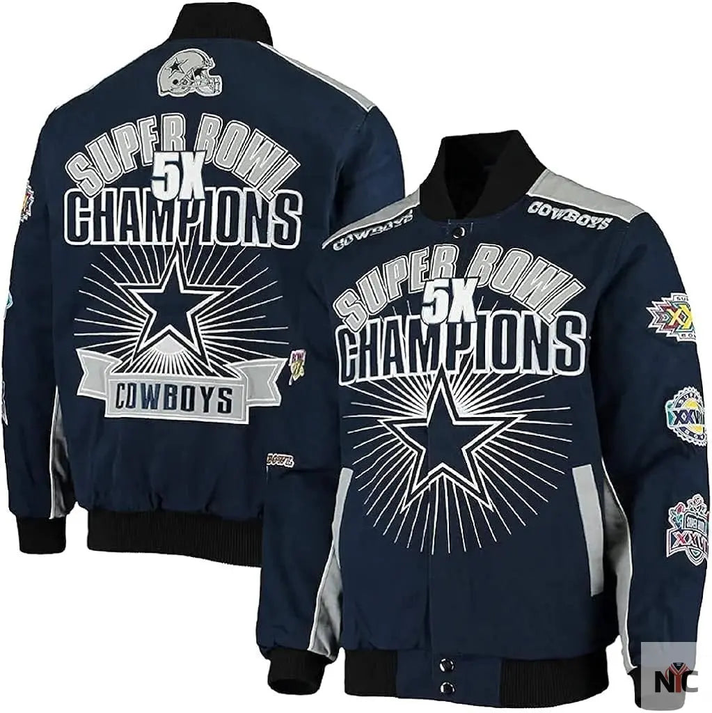 Dallas Cowboys Super Bowl Championship Jacket NYC Jackets