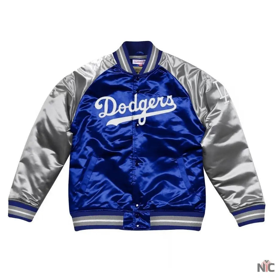 Dallas Dodger La Blue and Grey Varsity Jacket NYC Jackets