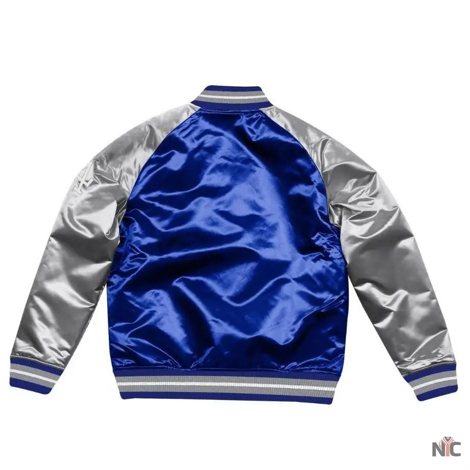 Dallas Dodger La Blue and Grey Varsity Jacket NYC Jackets