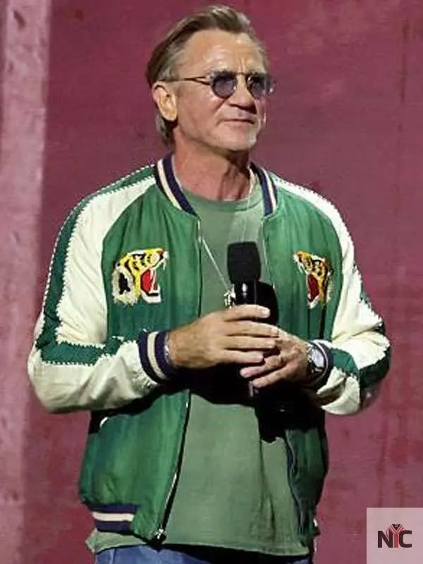 Daniel Craig Tudum 2025 Bomber Jacket NYC Jackets