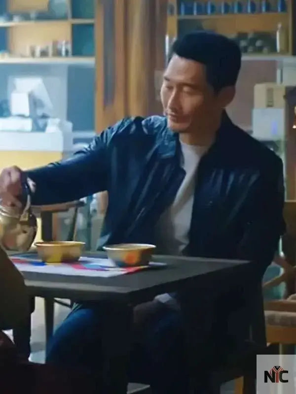 Daniel Dae Kim Butterfly Black Leather Jacket NYC Jackets