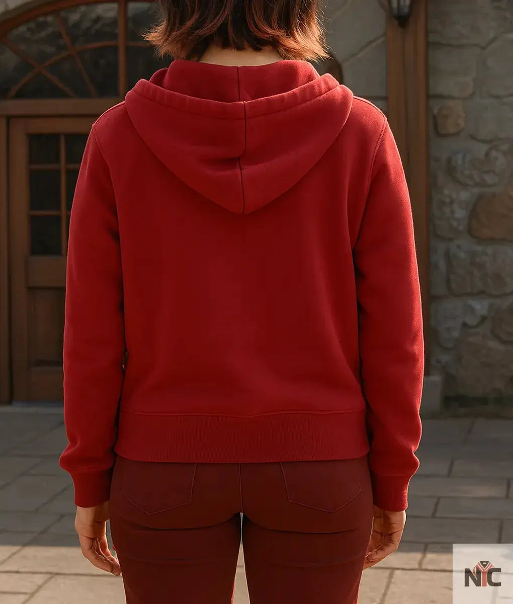 Death of a Unicorn Jenna Ortega Red Hoodie NYC Jackets