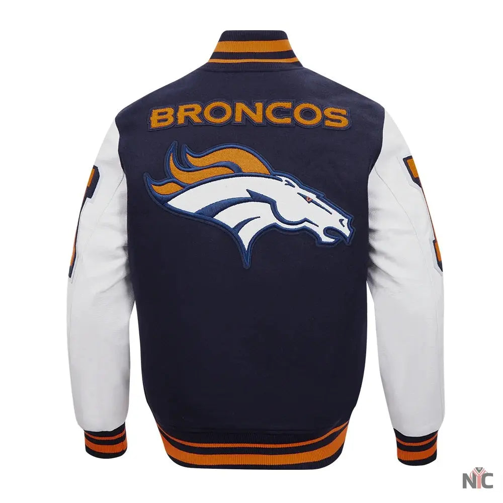 Denver Broncos Mashup Varsity Jacket NYC Jackets