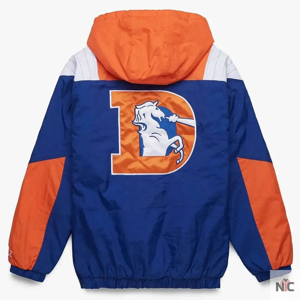 Denver Broncos Pullover Jacket NYC Jackets
