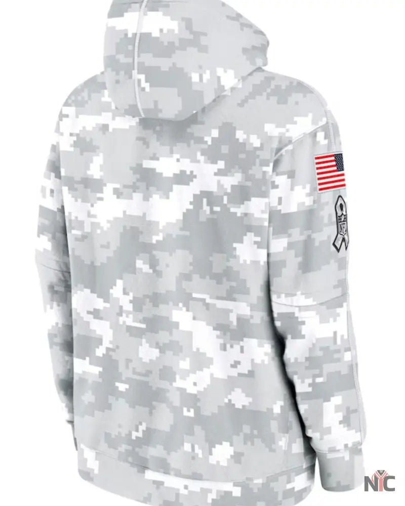 Denver Broncos Salute To Service Camo 2024 Hoodie NYC Jackets