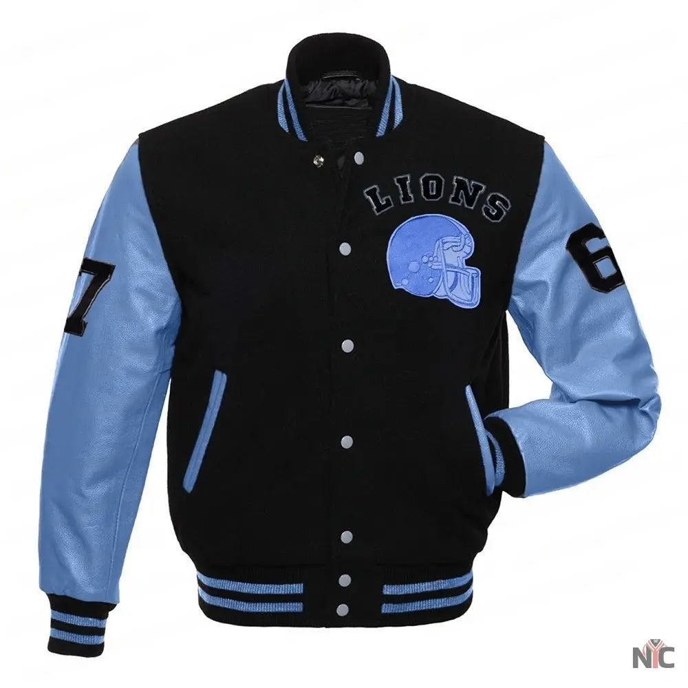 Detroit Lions Eddie Brock Venom 2 Varsity Jacket NYC Jackets