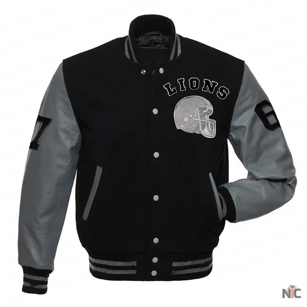 Detroit Lions Eddie Brock Venom 2 Varsity Jacket NYC Jackets