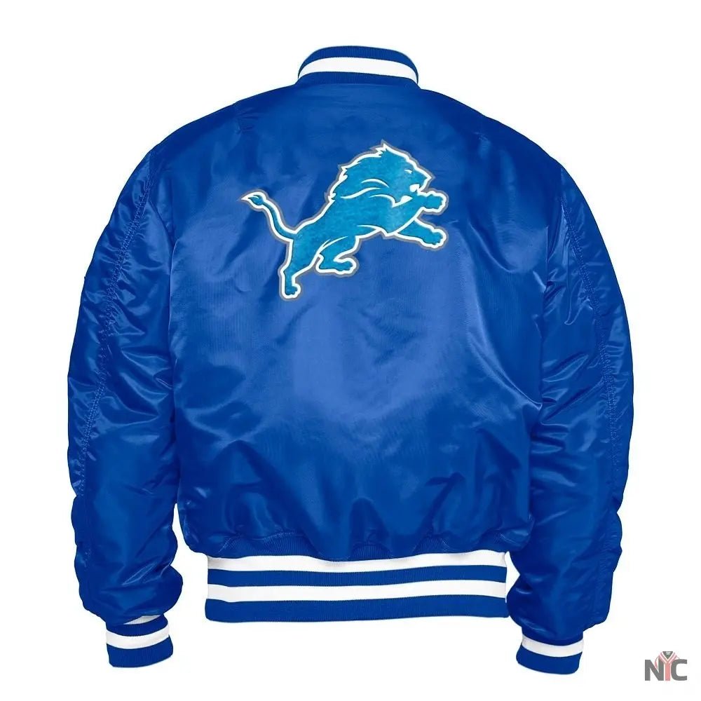 Detroit Lions Ma-1 Bomber Jacket NYC Jackets