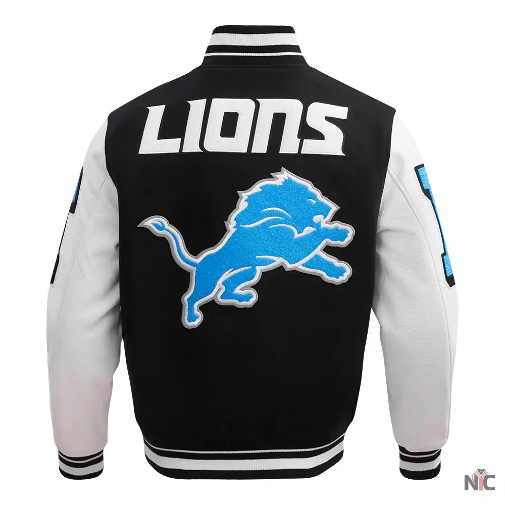 Detroit Lions Mashup Varsity Jacket NYC Jackets