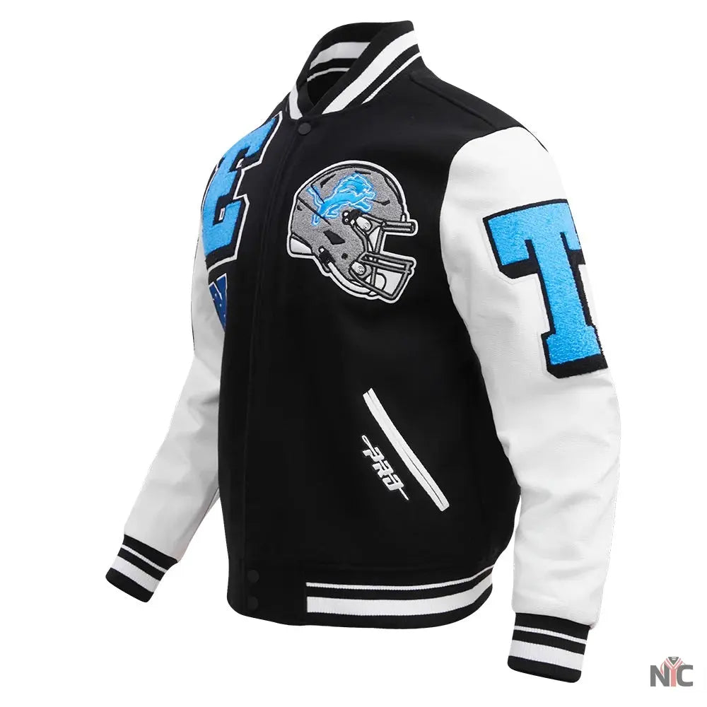 Detroit Lions Mashup Varsity Jacket NYC Jackets