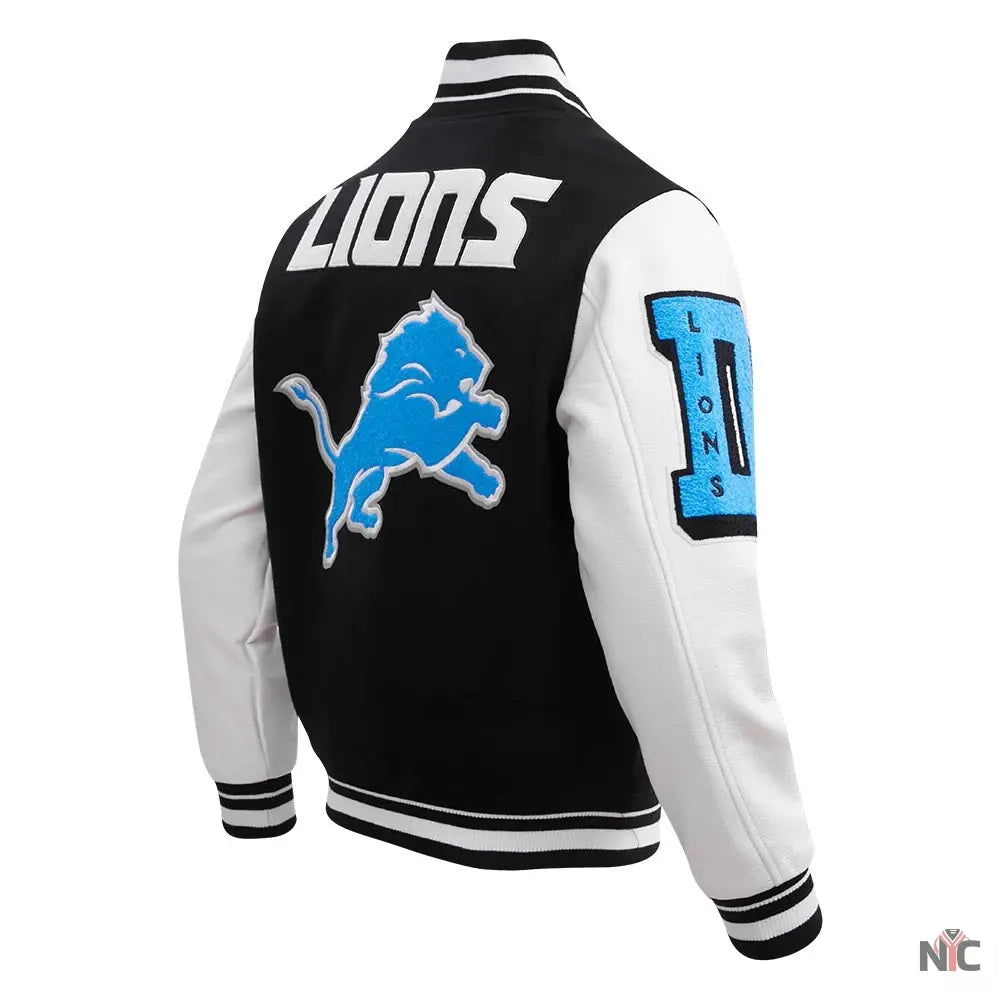 Detroit Lions Mashup Varsity Jacket NYC Jackets