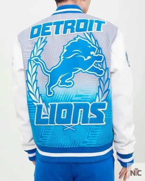 Detroit Lions Remix Wool Varsity Jacket NYC Jackets