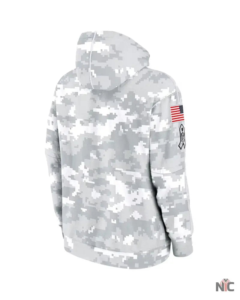 Detroit Lions Salute To Service Camo 2024 Hoodie NYC Jackets