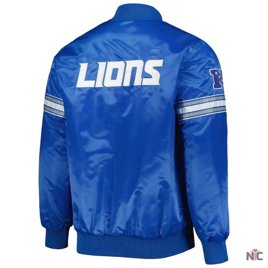 Detroit Lions Starter The Pick and Roll Full-Snap Jacket NYC Jackets